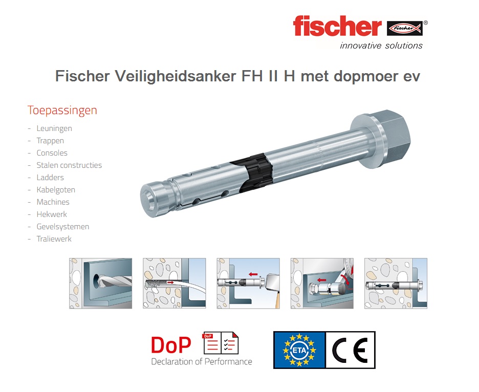 Veiligheidsanker FH II 10/10 H