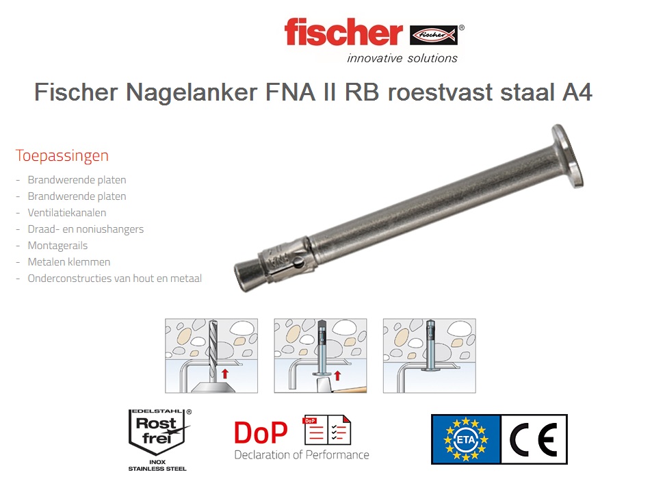Nagelanker FNA II 6x30/30 A4 RB (50)