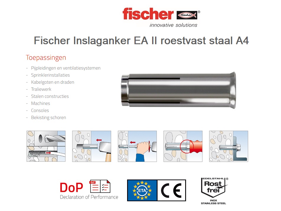 Inslaganker EA II M8x40 | DKMTools - DKM Tools