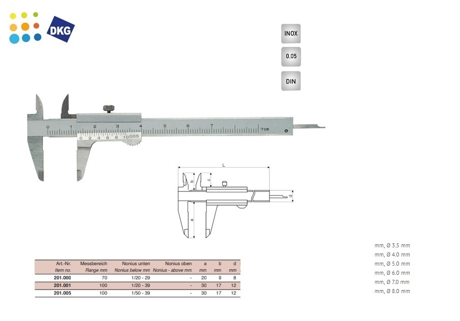 Assortiment karabijnhaken 20dlg, schroefsluiting