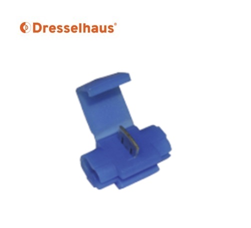 Kabelverbinder, aftakconnector geisoleerd 2,5 mm blauw | DKMTools - DKM Tools