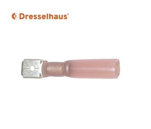 Vlaksteker rood 6,3 x 0,8 mm