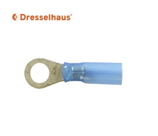 Ringkabelschoen blauw 6 mm