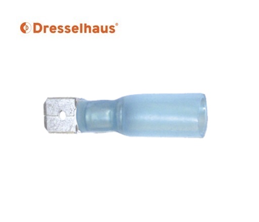 Vlaksteker blauw 6,3 x 0,8 mm