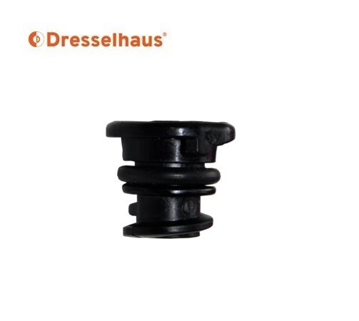 Olie aftap plugs uit kunststof PA 66, zwart, voor VW 17,2 x 18 mm