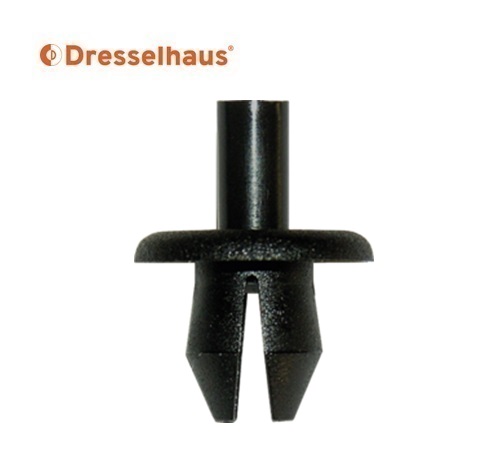 Speciale bevestiging kunststof spreidklinknagel, Opel, zwart, 8 mm diameter 10 mm lang