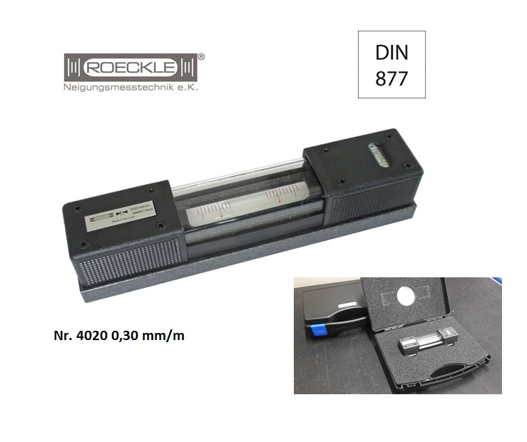 Machine waterpas 4020 0.30 mm-m DIN 877 Koffer | dkmtools
