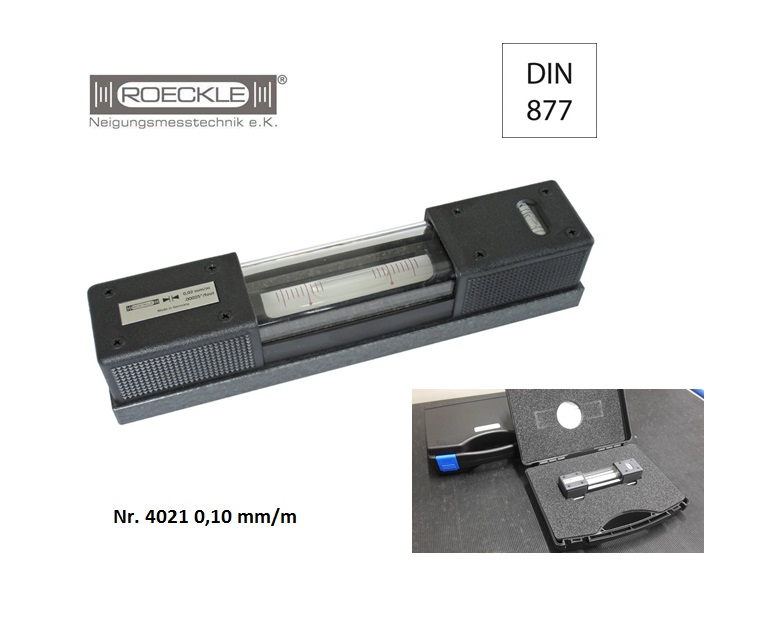 Machine waterpas 4021 0.10 mm-m DIN 877 Koffer | dkmtools