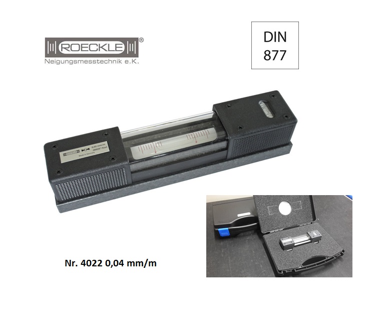 Machine waterpas 4022 0.04 mm-m DIN 877 Koffer | dkmtools