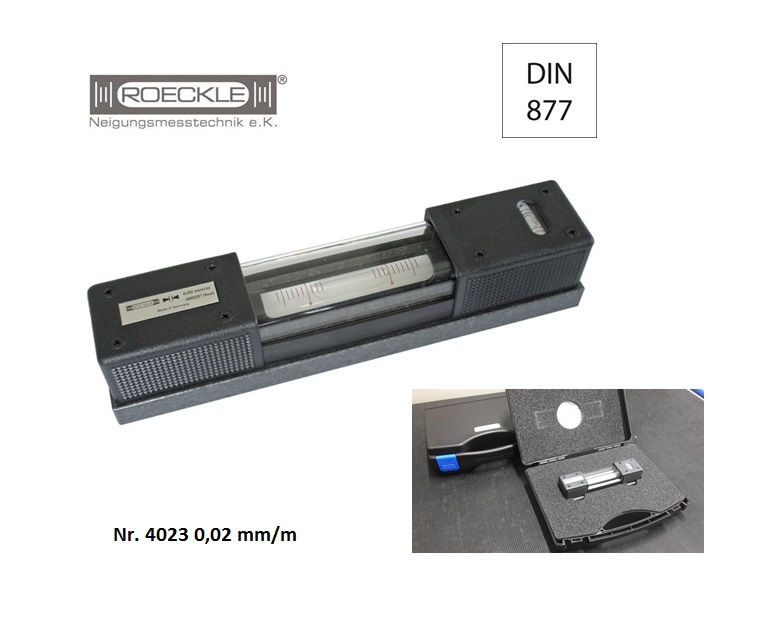 Machine waterpas 4023 0.02 mm-m DIN 877 Koffer | dkmtools