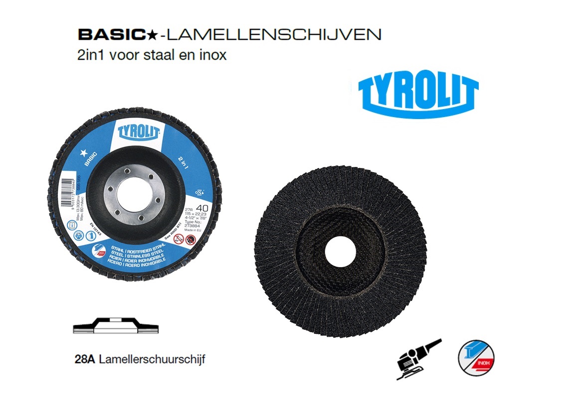 Lamellenschijven. 28A Basic 2 in 1 | dkmtools