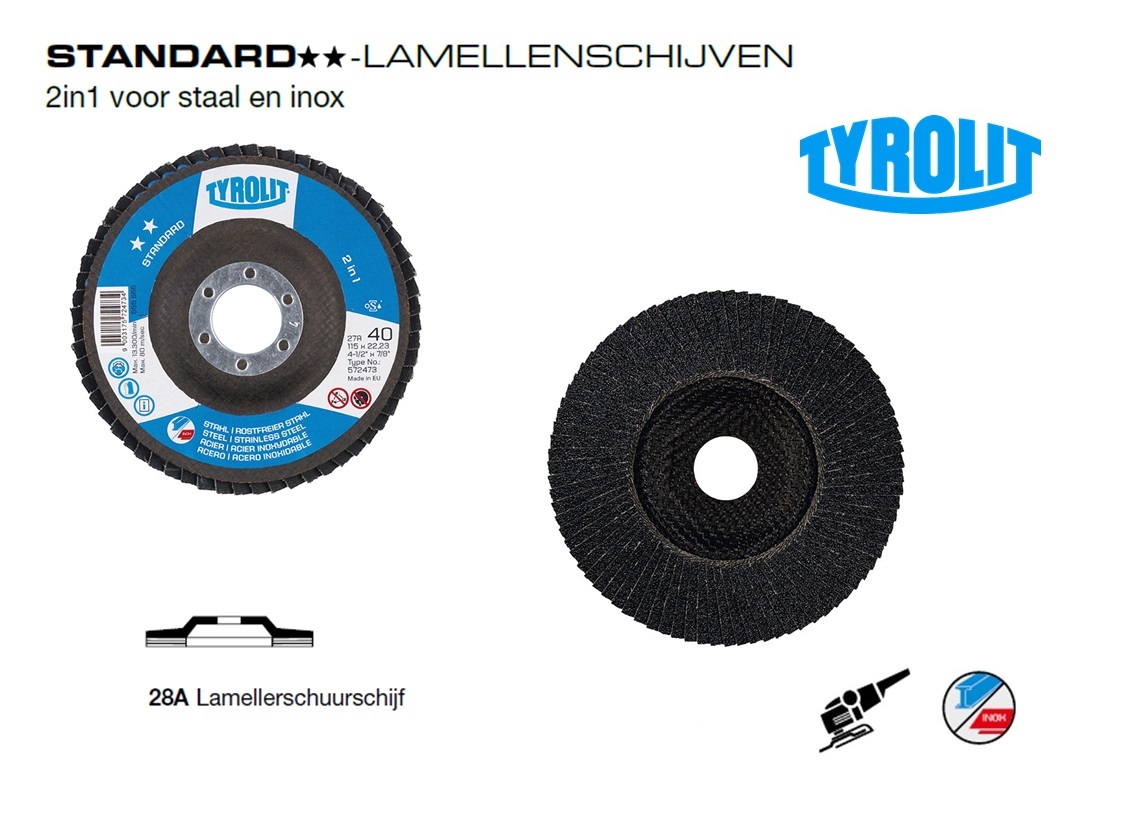 Lamellenschijven. 28A Standard 2 in 1 | dkmtools