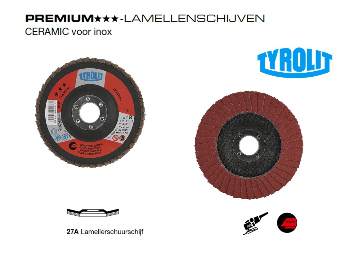 Lamellenschijven CERAMIC. 27A PREMIUM | dkmtools