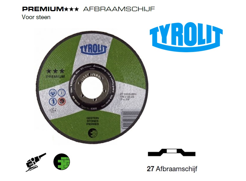 Afbraamschijven.PREMIUM Steen | dkmtools