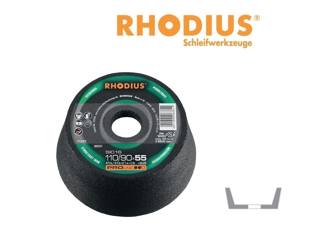 RHODIUS Komslijpschijven SIC 24 | dkmtools