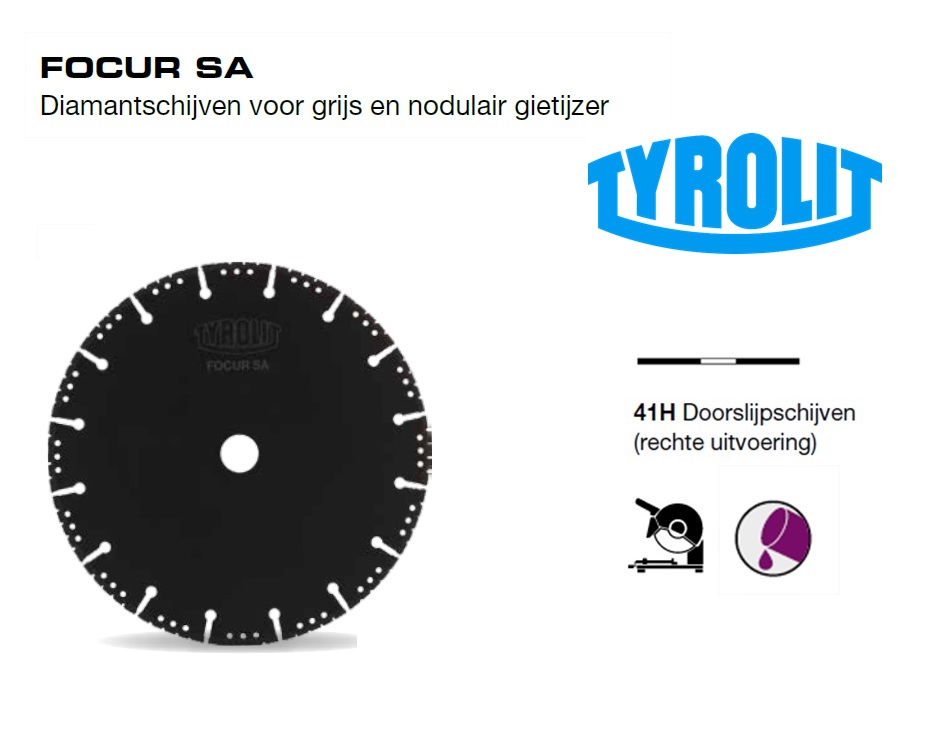 Stationaire Doorslijpschijven FOCUR SA | dkmtools