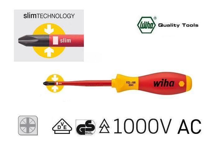 Wiha 3241 Slimfix VDE Pozidriv schroevendraaier | dkmtools