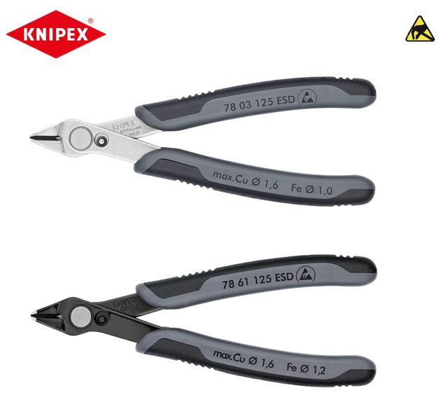 ESD Elektronica zijsnijder Super Knips Knipex | DKMTools - DKM Tools