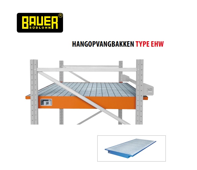 Hangopvangbak met rooster Bauer EHW | dkmtools