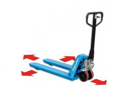 Handpalletwagen zijwaarts rijdbaar | DKMTools - DKM Tools