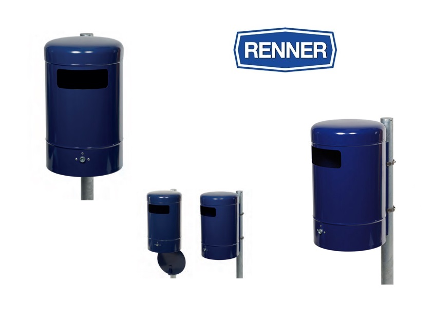 Ronde afvalbak met onderlossing 7022-00 | dkmtools