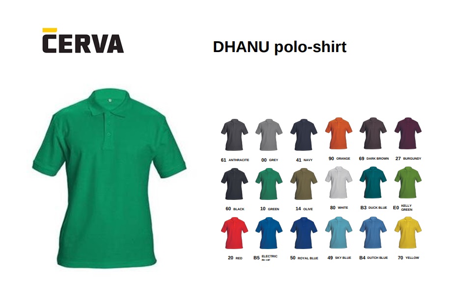 DHANU polo-shirt kelly groen | DKMTools - DKM Tools