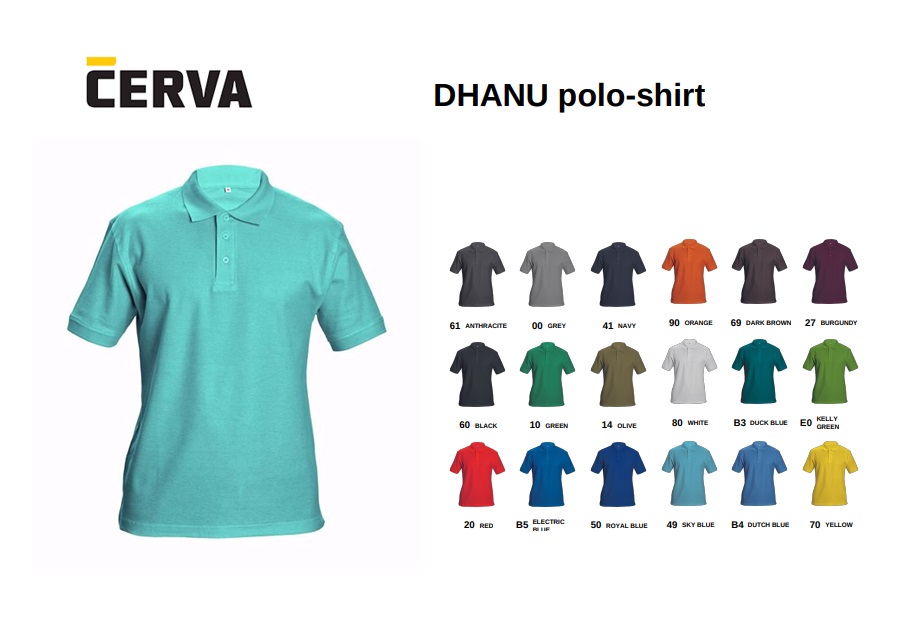 DHANU polo-shirt-hemel blauw | DKMTools - DKM Tools