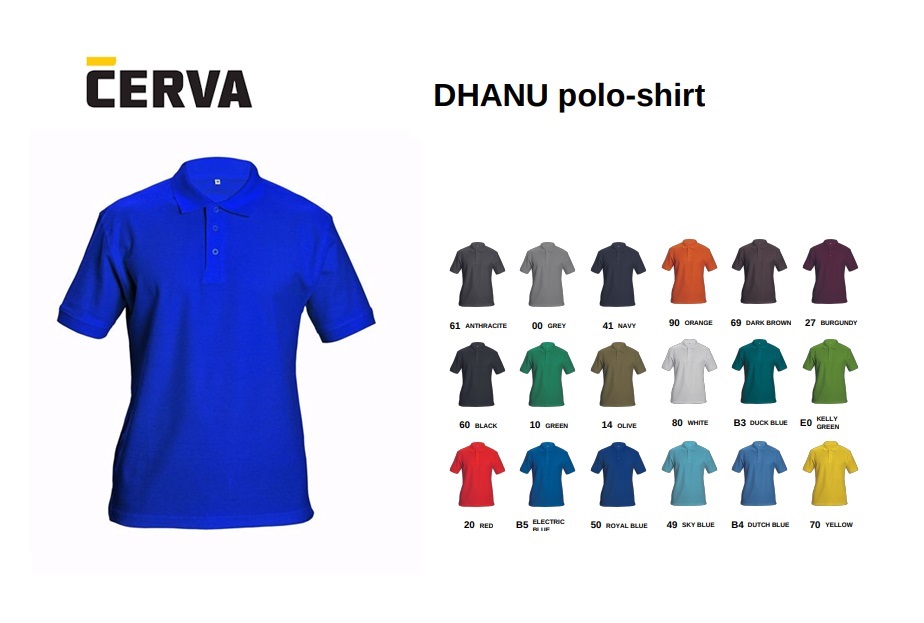 DHANU polo-shirt-royal | DKMTools - DKM Tools