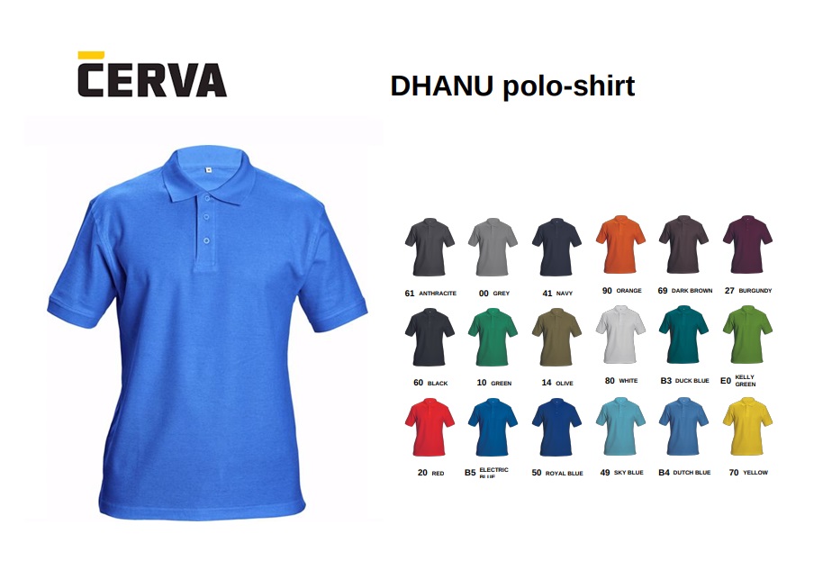 DHANU polo-shirt delfts blauw | DKMTools - DKM Tools