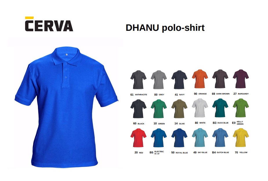 DHANU polo-shirt fel blauw | DKMTools - DKM Tools
