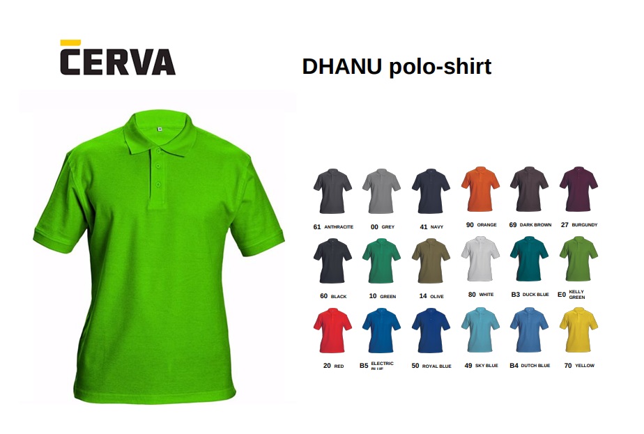 DHANU polo-shirt kelly groen | DKMTools - DKM Tools