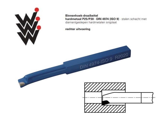 Blindboorbeitel DIN 4974 P25-P30 Rechts | dkmtools