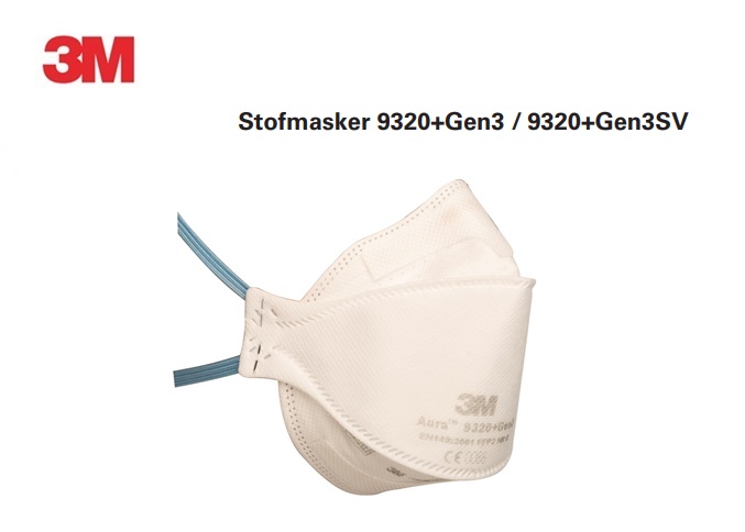 Stofmasker 9320+Gen3 FFP2 NRD | dkmtools