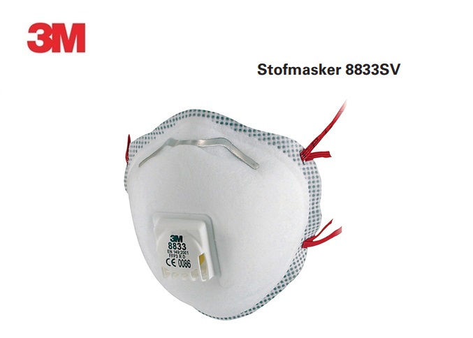 Stofmasker 8833SV FFP3RD | dkmtools