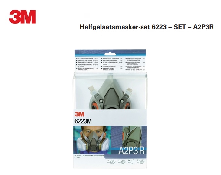 Halfgelaatmasker-set 6223 – SET – A2P3R | dkmtools