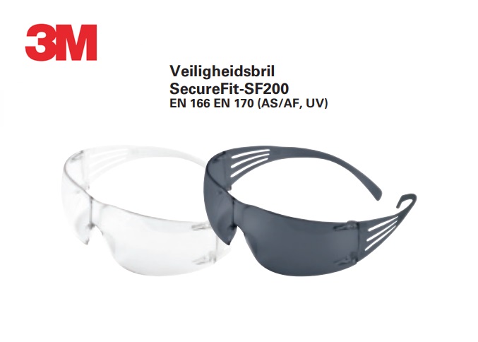 Veiligheidsbril SecureFit-SF200 EN 166 - EN 170 | dkmtools