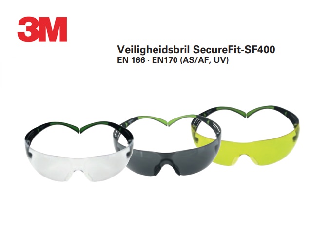 Veiligheidsbril SecureFit-SF400 EN 166 - EN170 | dkmtools