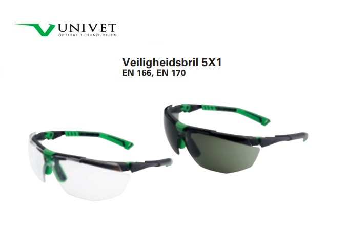 Veiligheidsbril 5X1 EN 166 - EN 170 | dkmtools
