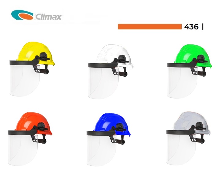 Veiligheidshelm met gelaatsscherm 436-I | dkmtools
