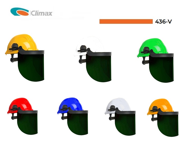 Veiligheidshelm met gelaatsscherm 436-V | dkmtools