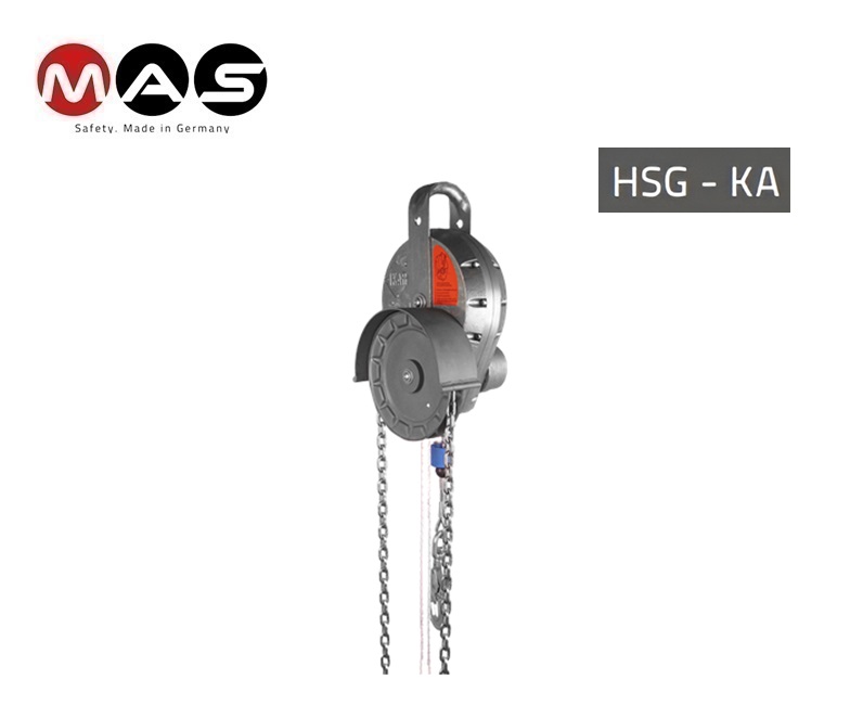Intrekbare valbeveiliging HSG KA EN 360 + 1496 | dkmtools