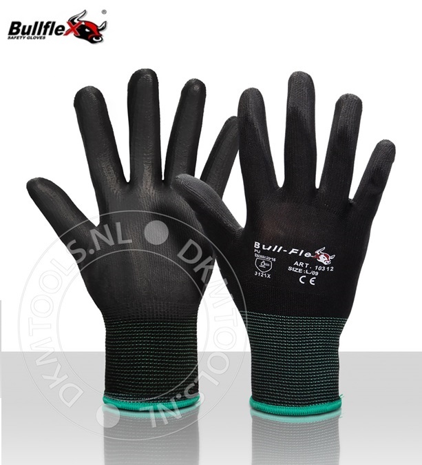 Bullflex PU Zwart Werkhandschoenen | dkmtools