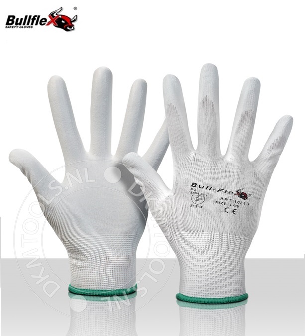Bullflex PU Wit Werkhandschoenen | dkmtools