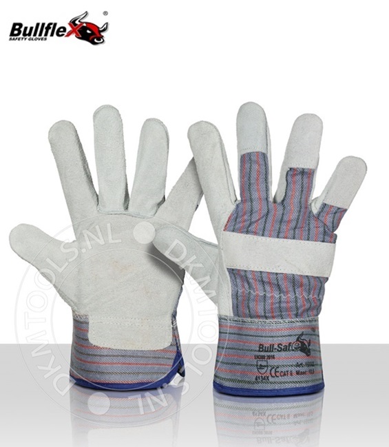 Bullflex gevoerde splitlederen handschoenen | dkmtools