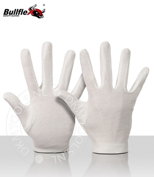 Bullflex katoenen gebleekte handschoenen | dkmtools