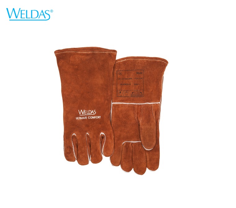 Weldas Lashandschoenen MIG bruin 10 2392 | DeKooij