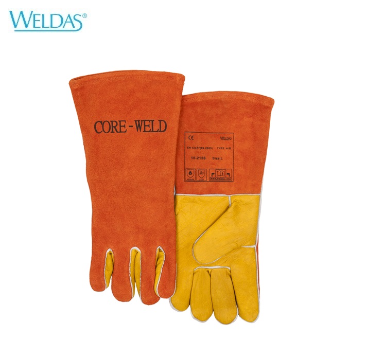 Lashandschoenen met een gladlederen handpalm | DeKooij