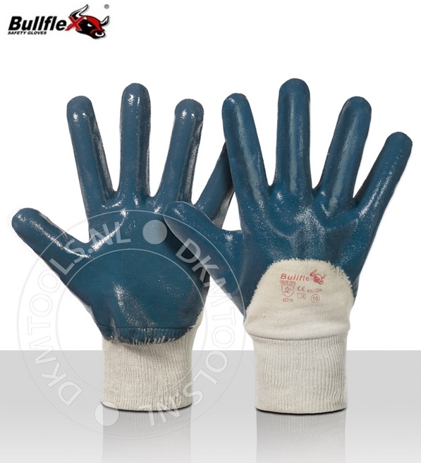 Bullflex Handschoen van katoen gedompeld in nitril | dkmtools