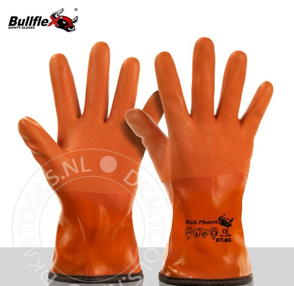 Bullflex Wintergevoerde PVC handschoenenen | dkmtools