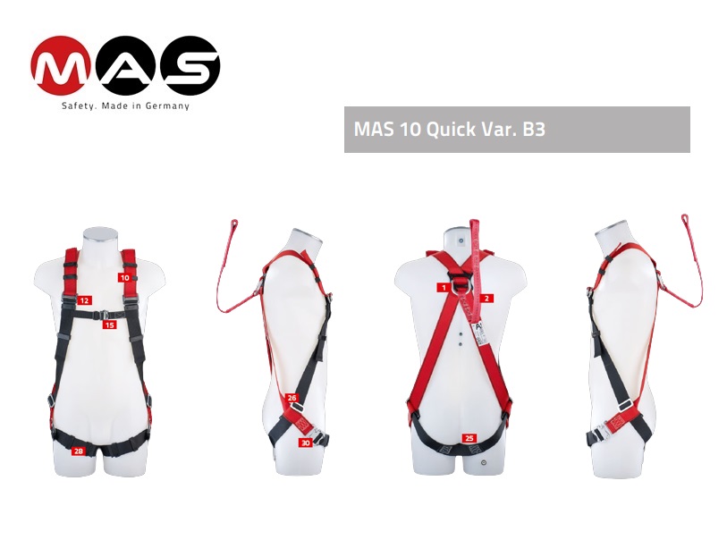 Valgordel MAS 10 Quick Var. B3 EN 361 + 354 | dkmtools